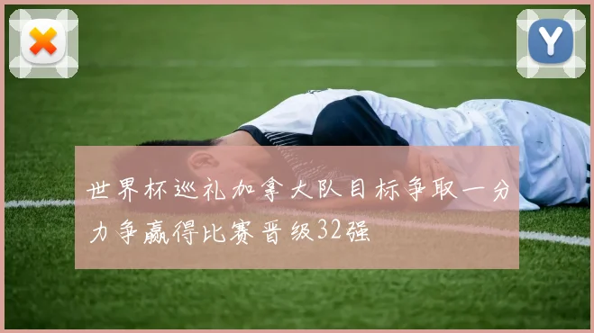 世界杯巡礼加拿大队目标争取一分力争赢得比赛晋级32强